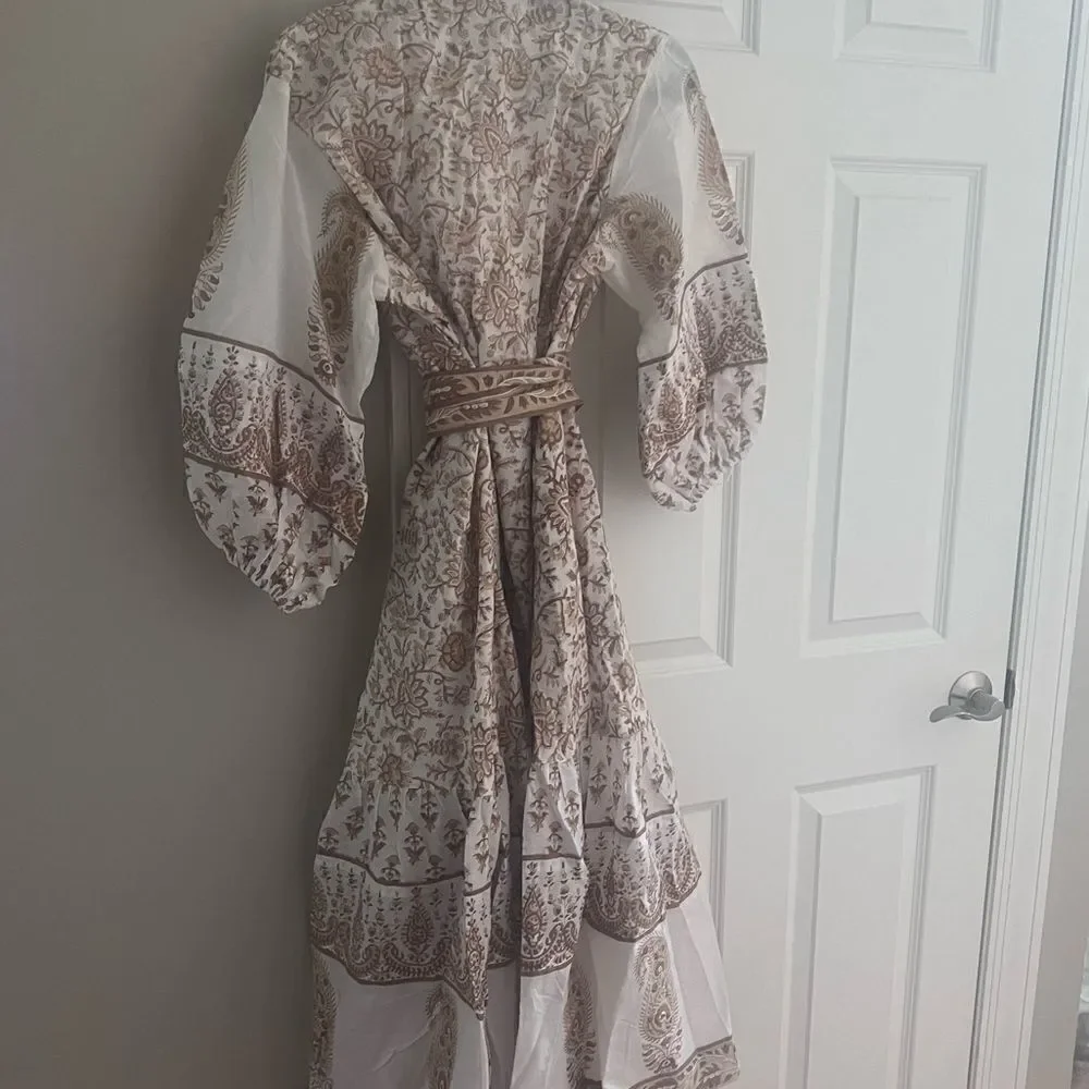 Sue Sartor Flounce Dress - Chai Botah - NWT